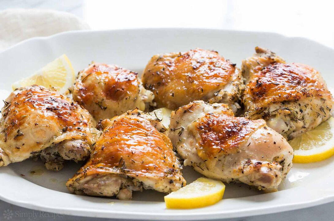 chicken with lemon for a gluten-free diet